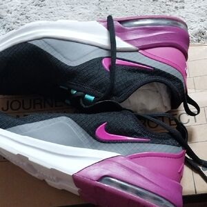 Nike Women's Black and Purple Sneakers